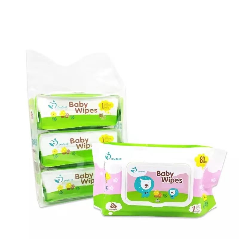 Factory Cheap Price 99.9% Water Wipes Unscented Disposable Wet Baby Wipes Non Woven Flip-Top Packs Baby Wet Wipes
