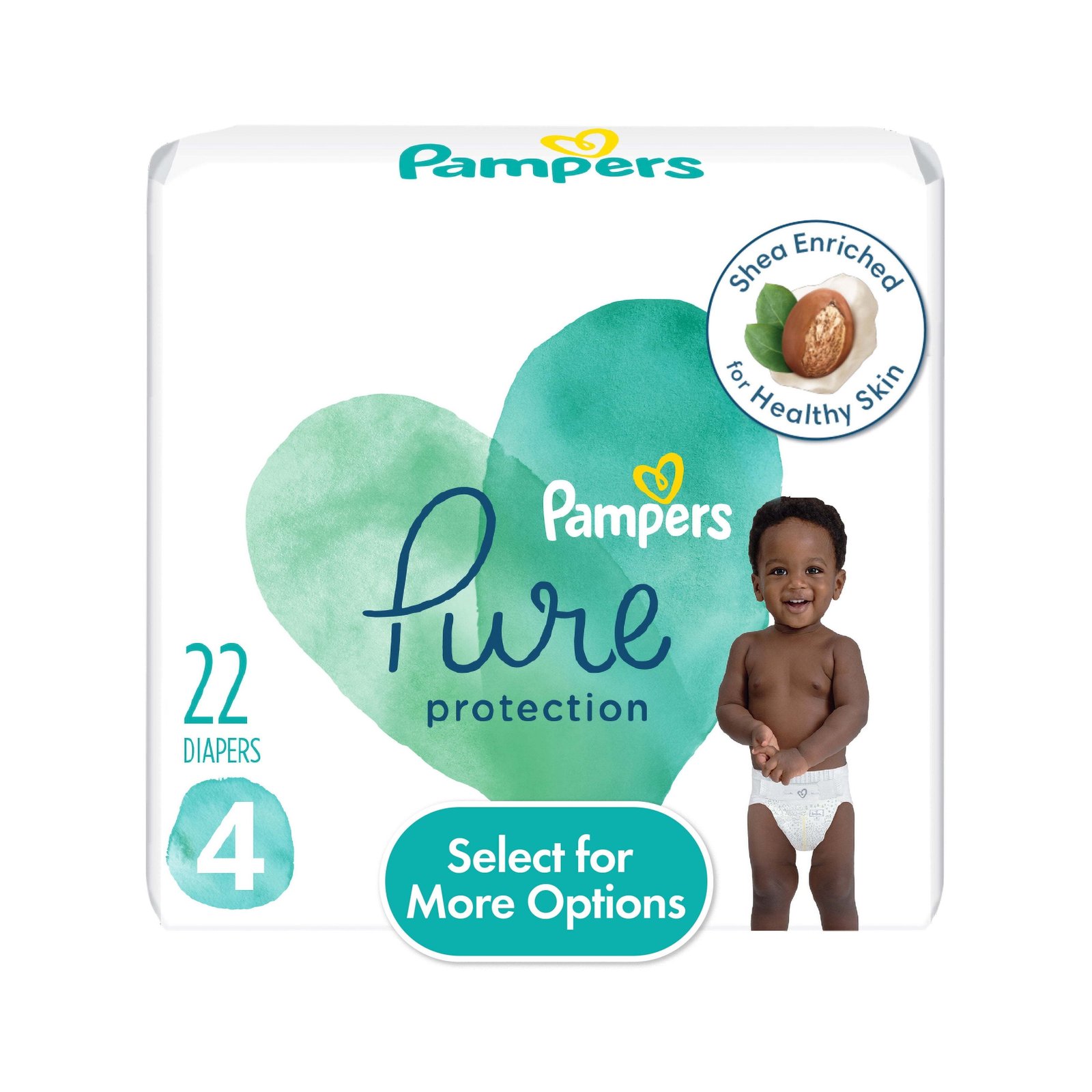 Pure Protection Baby Wipes Size 4 150 Count for with Outstanding Leakage Protection Skin-Loving Care Cotton Household