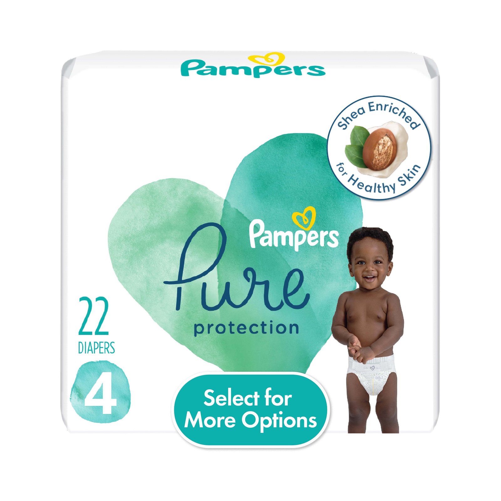 Pure Protection Baby Wipes Size 4 150 Count for with Outstanding Leakage Protection Skin-Loving Care Cotton Household