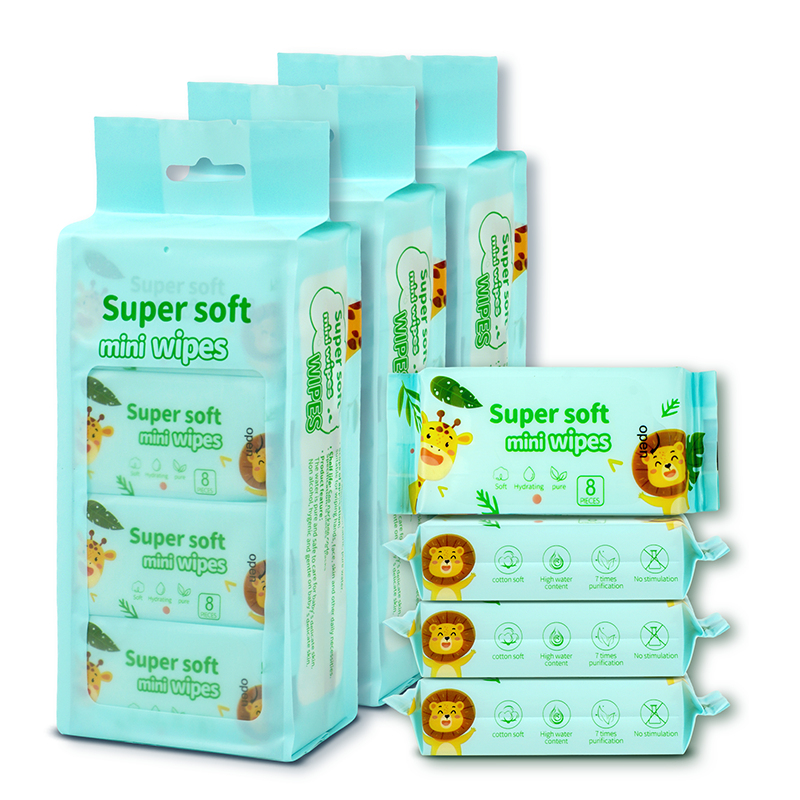 disposable Custom Private Logo Non-Woven Minr Wet Wipes