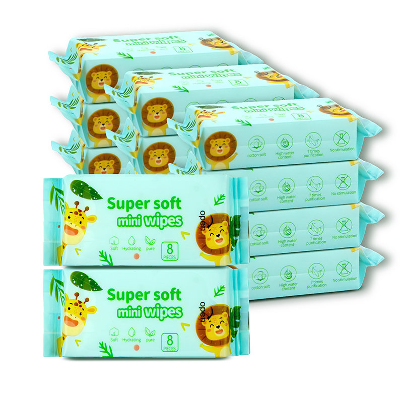 Custom Private Logo Non-Woven Mini Canister Wet Wipes