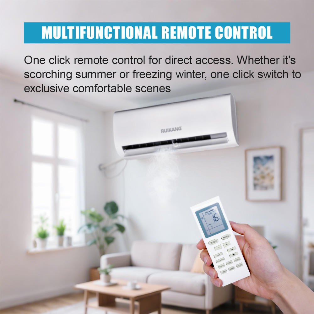 Solar Air Conditioner Split System Cooling Unit Low Power Consumption Household Commercial Use High Cooling Capacity Quiet Use