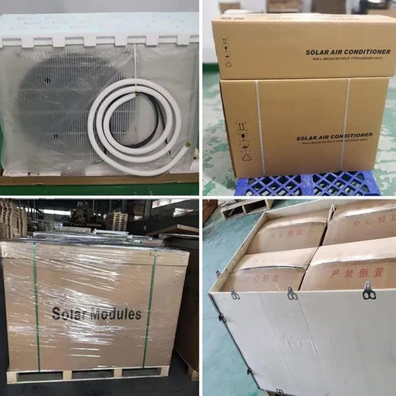 CE Certified 18000BTU Hybrid Solar Air Conditioner 9000BTU 12000BTU 24000BTU Solar Split Air Conditioners for Global