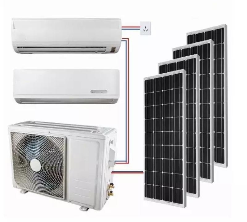 9000Btu 12000Btu 18000Btu 24000Btu Off Grid Solar Inverter Mini Split Air Conditioner Unit for Homes