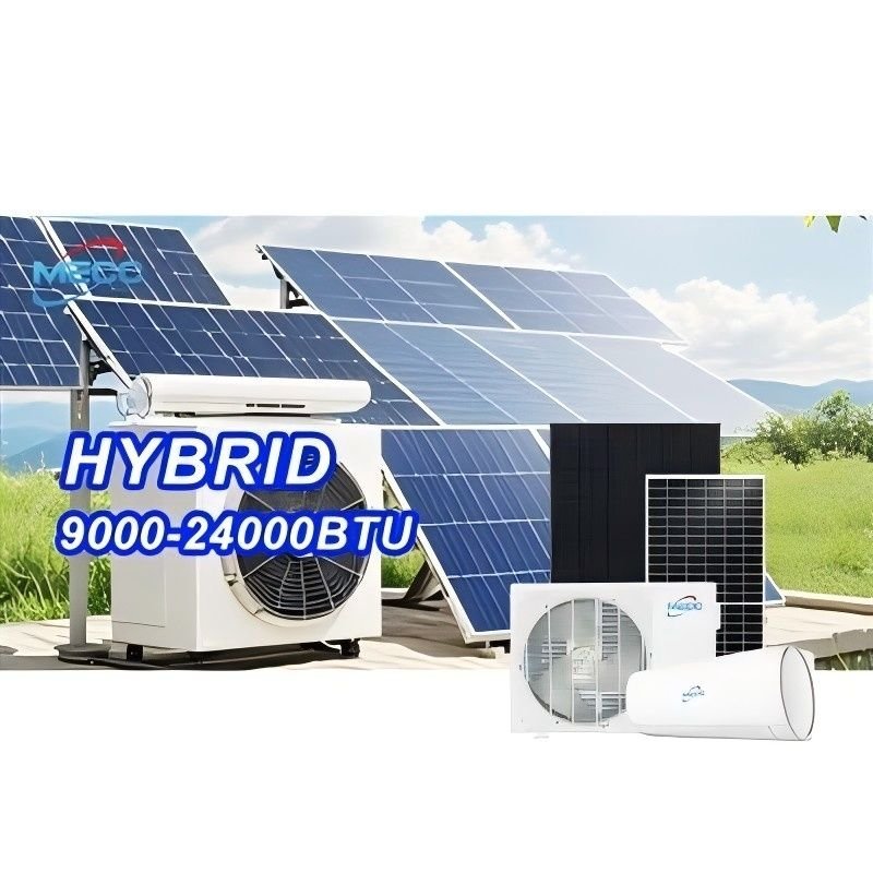 Factory Supplied Solar Air Conditioner 9000BTU 12000BTU 18000BTU 24000BTU, Off Grid/On Grid, 2025 Best for Home & Commercial Use