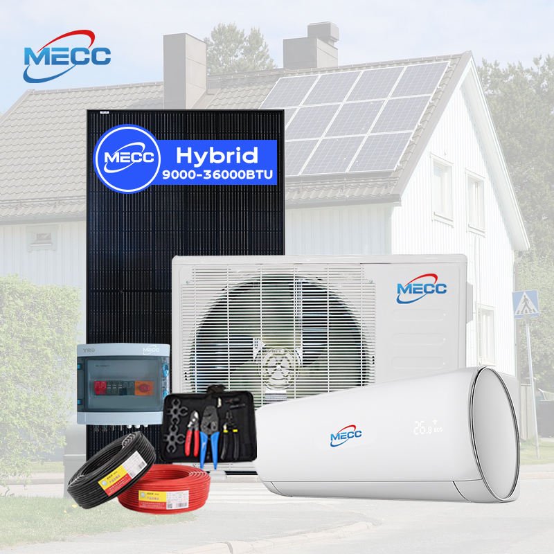 24000Btu 18000Btu 12000Btu 9000Btu Mini Solar Air Conditioner Solar AirConditioner for Home Complete Set Price Household
