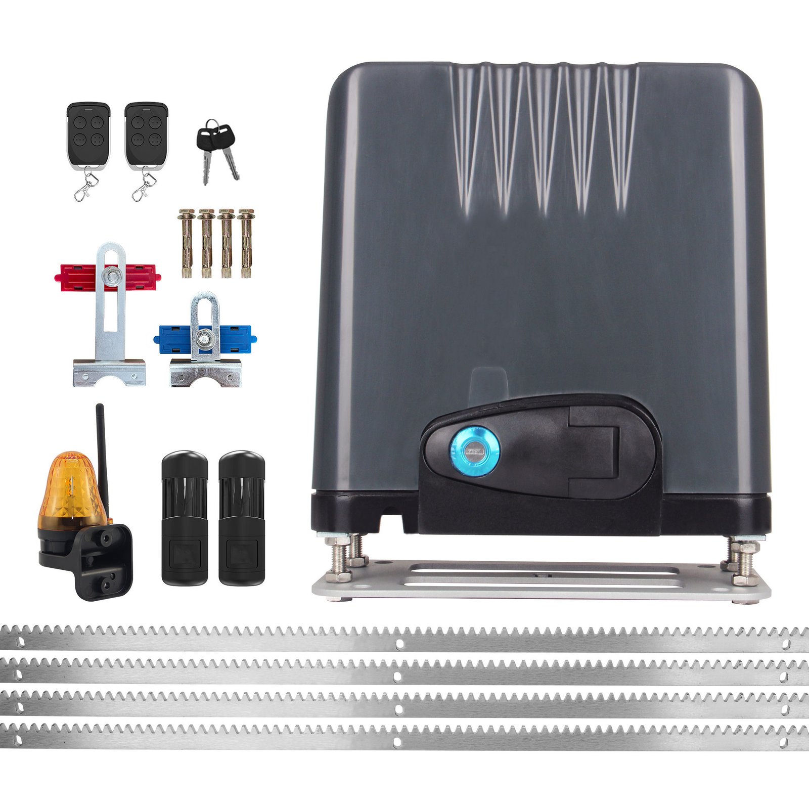 Autogate JUJIANG 1000KGS Heavy Duty B024 Slide Remote Smart Solar Panel System Smart Solar Panel System Gate Motor