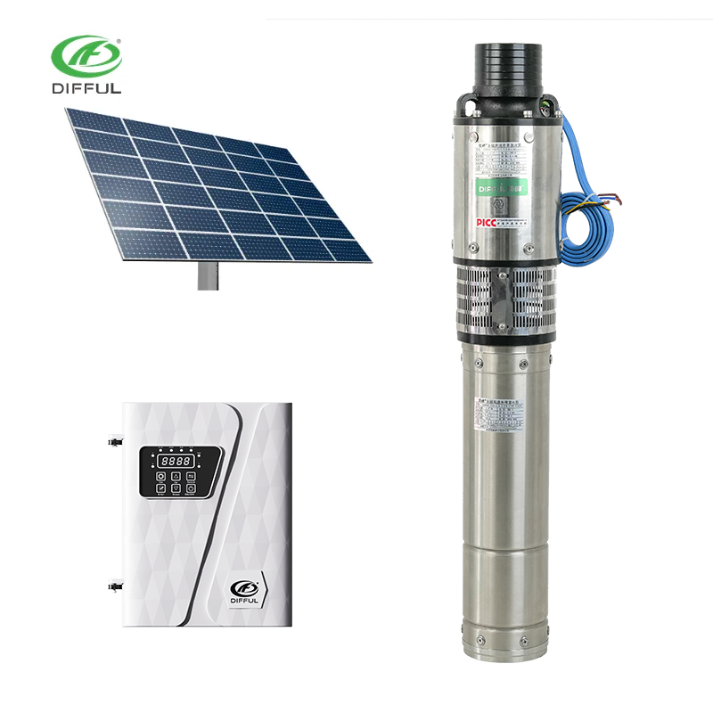 11000W Solar Water Pump Motor AC/DC Hybrid Solar Submersible Pump Customizable High Pressure Bomba De Agua Solar