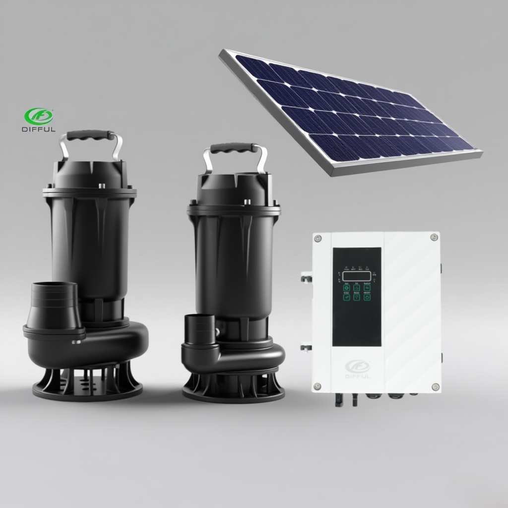 Wide Voltage Solar Submersible Water Pump Dc Brushless Motor for Irrigation