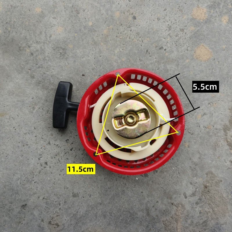 Recoil Pull Starter 3 Hole Traction Reversing Starter Replacement Generator Lawn Mower Engine Recoil Starter Pull Start