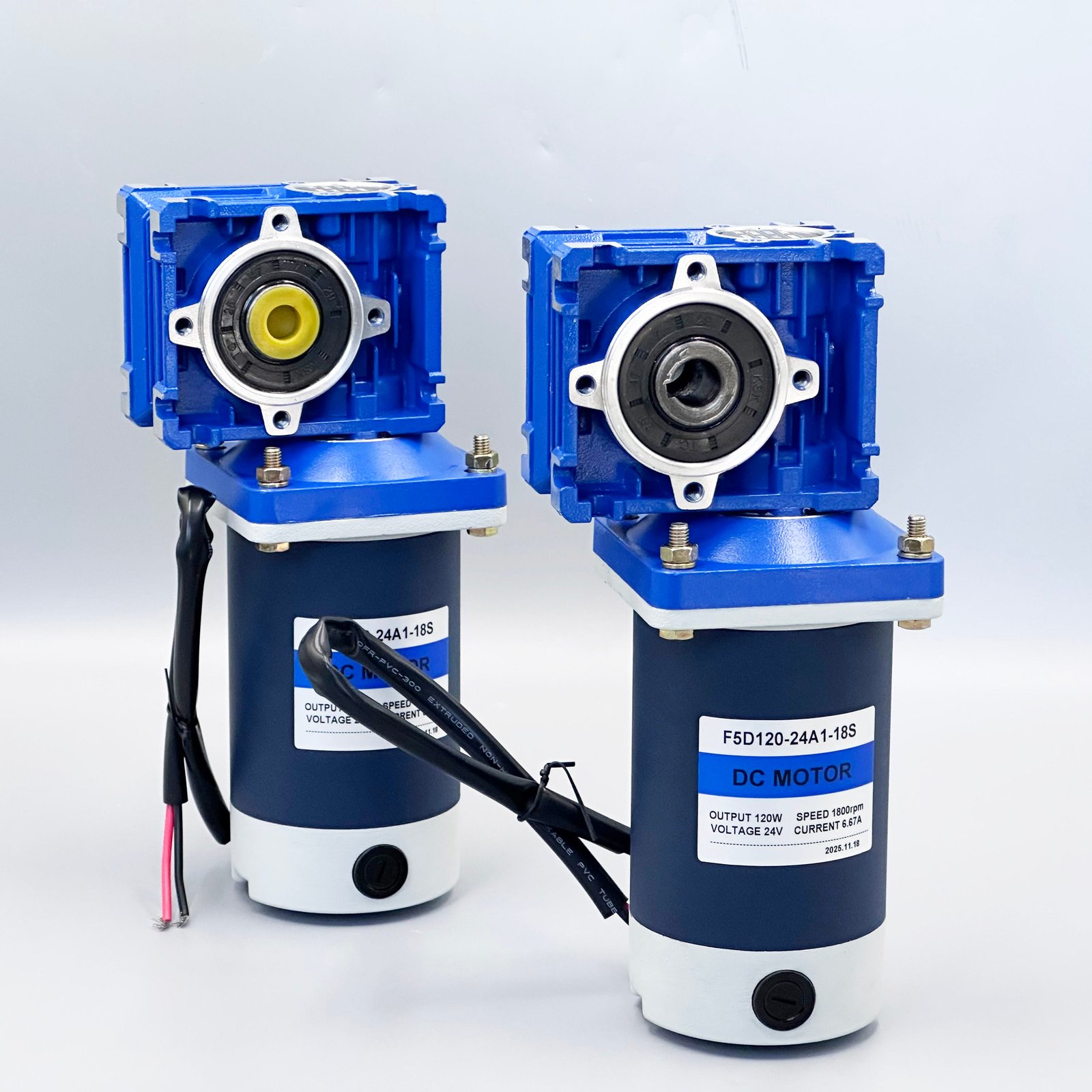 Energy Efficient Brushed DC Motor 250W 12V 24V with Planetary Speed Reducer for Solar Powered Equipment