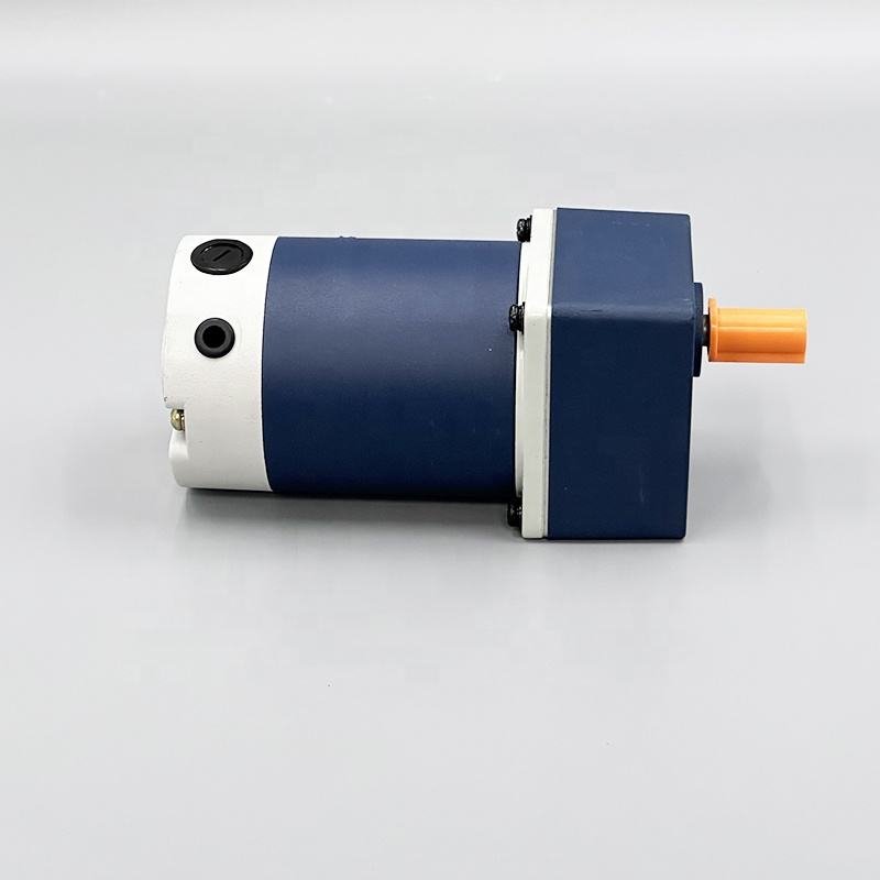 DC Motor with Self-locking Worm Gear High Efficiency DC Brush Motor with Speed Controller for Solar Tracking Systems