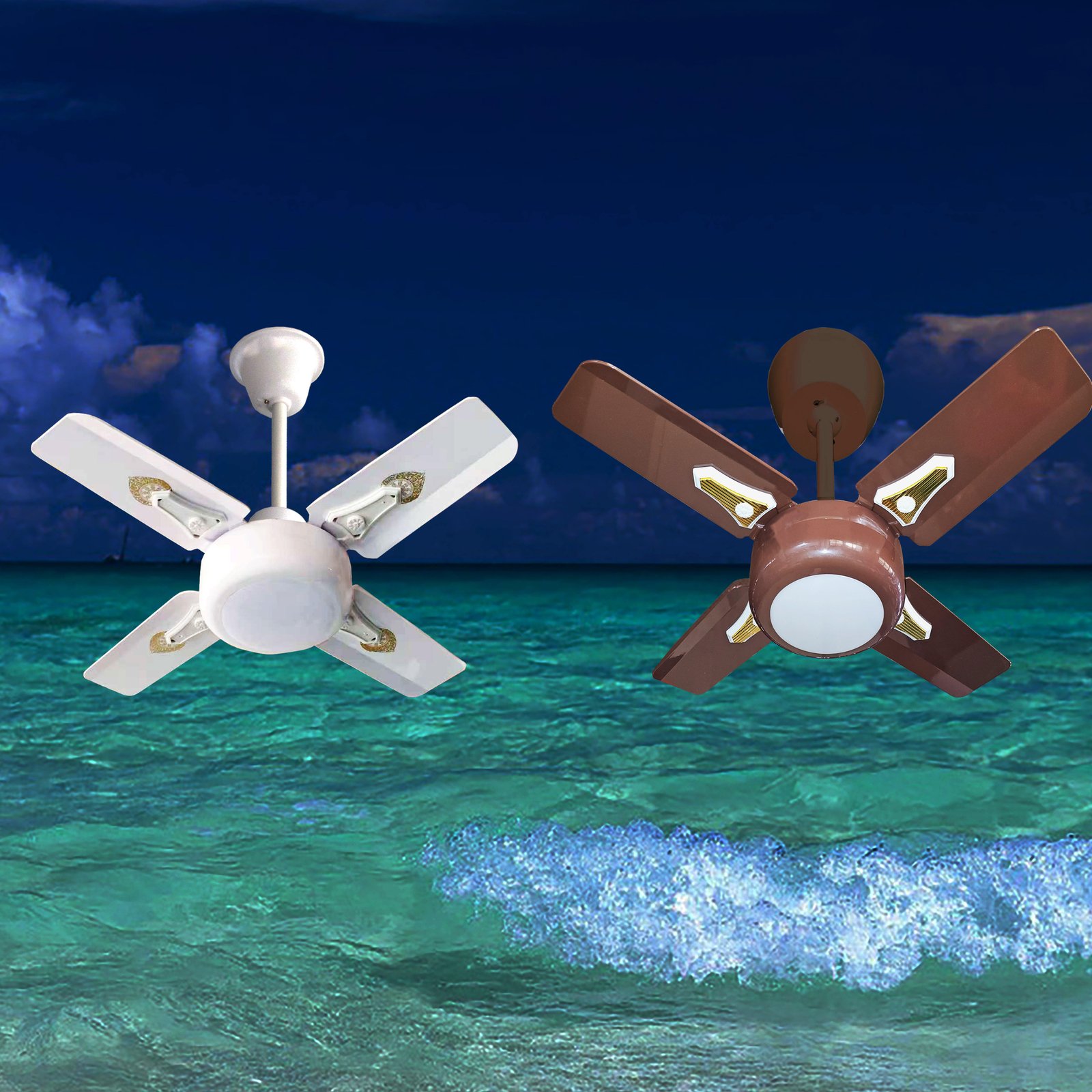 AC/DC Solar Ceiling Fan 24 Inch BLDC Motor Emergency Led Light Electric Ceiling Fan for Home with Remote Control