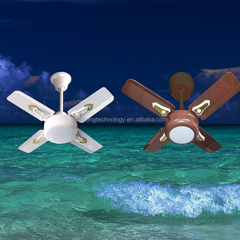 Solar AC/DC Ceiling Fan 24 Inch BLDC Motor Emergency Led Light Electric Ceiling Fan for Home with Remote Control