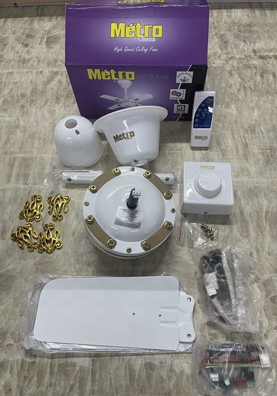 Metro Ceiling Fan DC12V for Burkina Faso 24 Inch AC DC Solar Ceiling Fan Solar Powered Mini AC DC Ceiling Fan