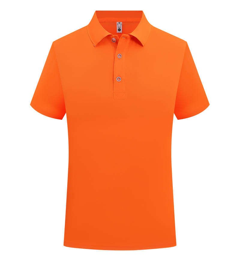 Men's High-Quality Golf Polo Shirt Breathable Quick-Dry Short Sleeve Casual Style Solid Color Knitted Print