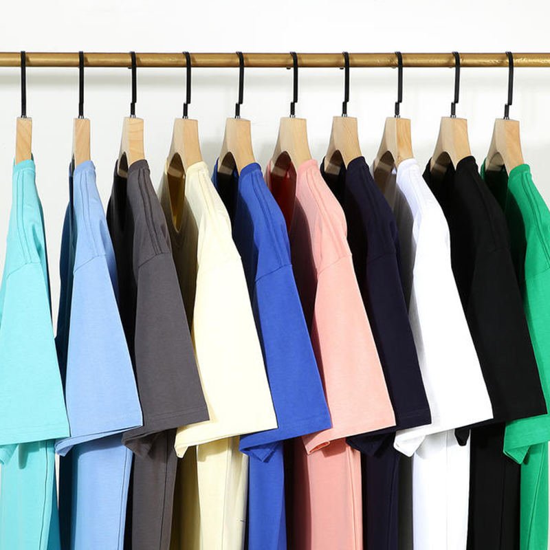 240G 100% Cotton Heavyweight Oversized TShirt Custom Logo Men's Drop Shoulder Streetwear T-Shirt with Custom Printing Embroidery