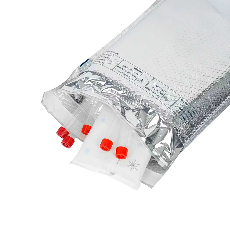 Poly Eco-friendly Bubble Bag Medical-grade Insulated Pouch Dual-layer Thermal Self-inflating Mailer