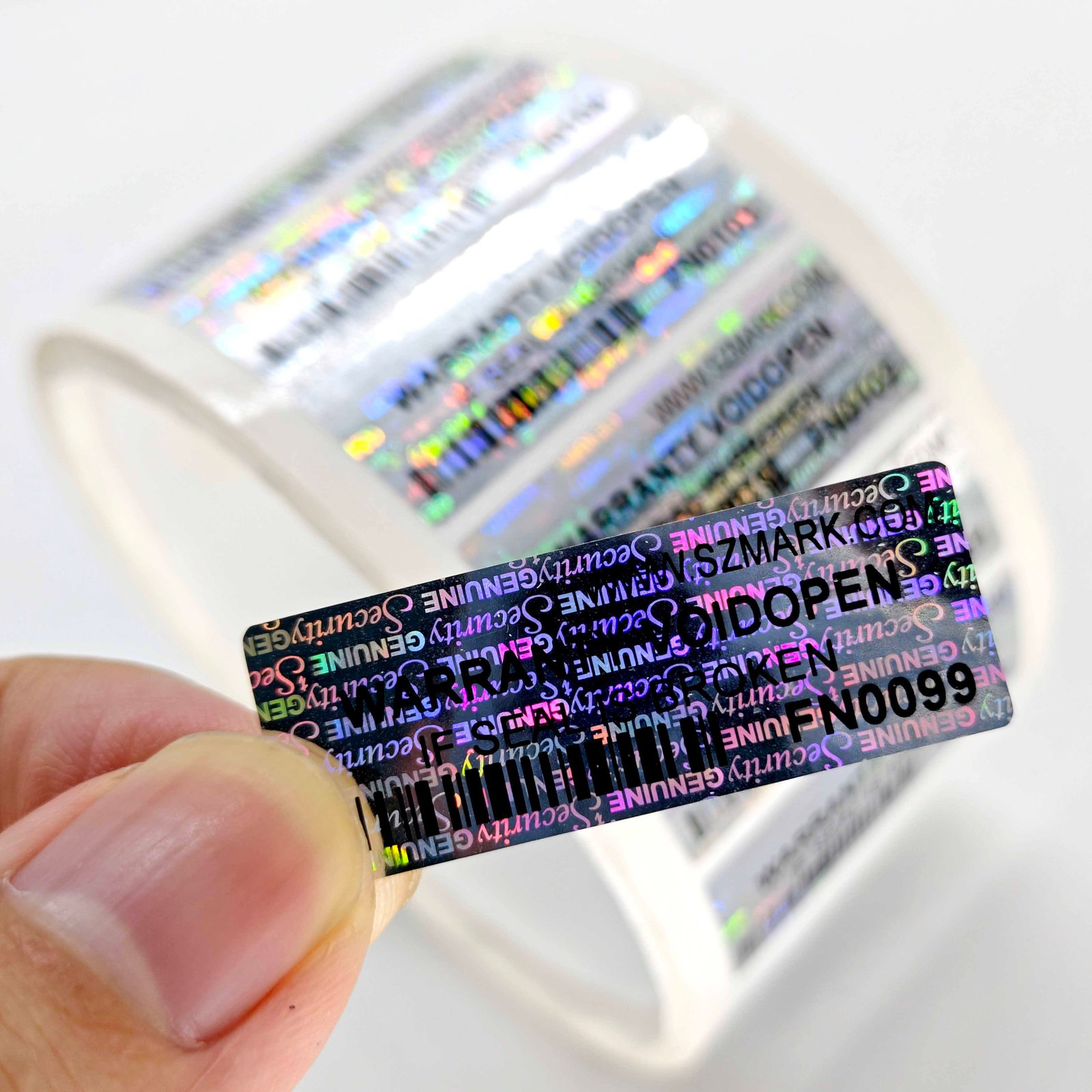 Custom Holographic Void Stickers - Warranty Void Labels, Anti-Tamper Security & Safety Holographic Sticker Paper