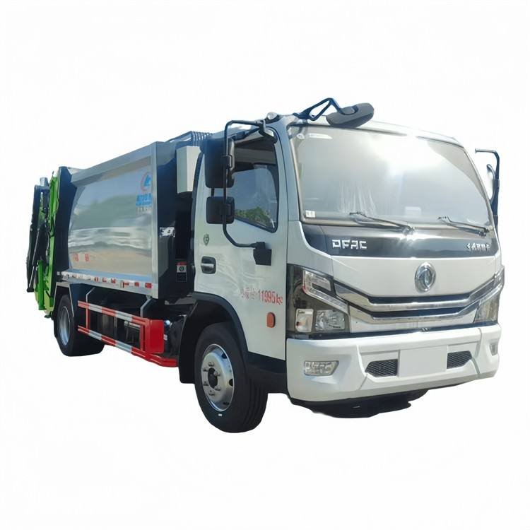 High Quality DongFeng 4X2 Manual Diesel Garbage Compactor Truck with Motor & Gearbox 6 Wheels Waste Collector for Sale