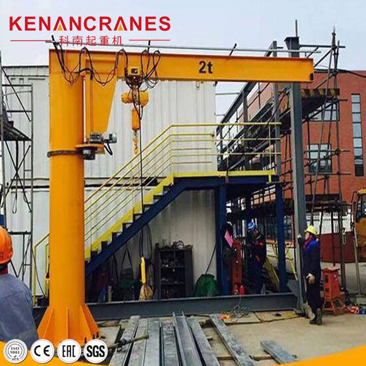 1T 3T 5T Kenancranes Free Standing Fixed Column Cantilever Jib Crane Price