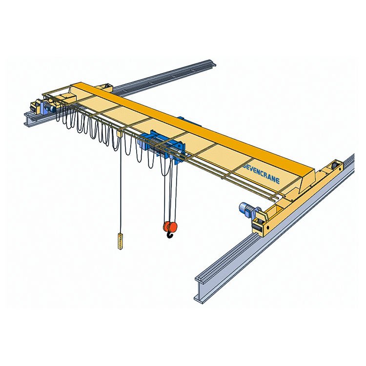Quality Assurance SEVENCRANE European Type Remote 5 Tons 3 Phase 380V 18m Lifting Height Factory Use Electric Single Crane