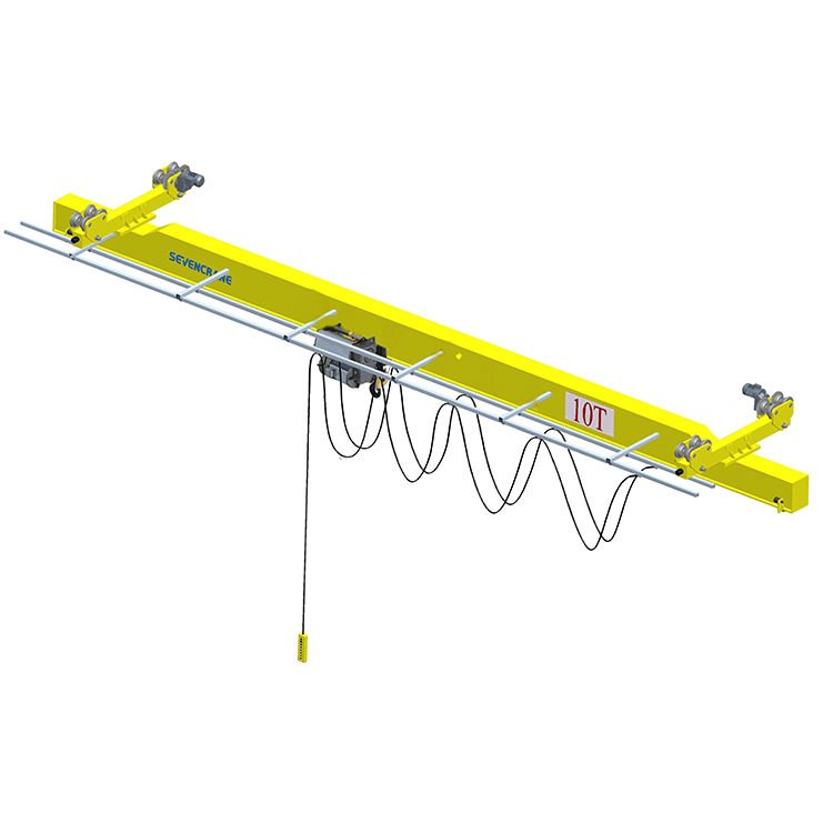 Quality Assurance SEVENCRANE European Type Remote 5 Tons 3 Phase 380V 18m Lifting Height Factory Use Electric Single Crane