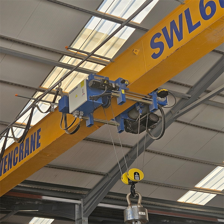 Quality Assurance SEVENCRANE European Type Remote 5 Tons 3 Phase 380V 18m Lifting Height Factory Use Electric Single Crane