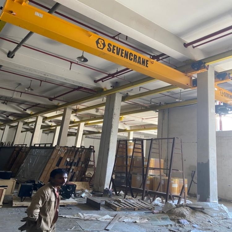 Intelligent 10t Single Girder Overhead Crane with Inverter Control, Smooth Lifting Bridge Crane