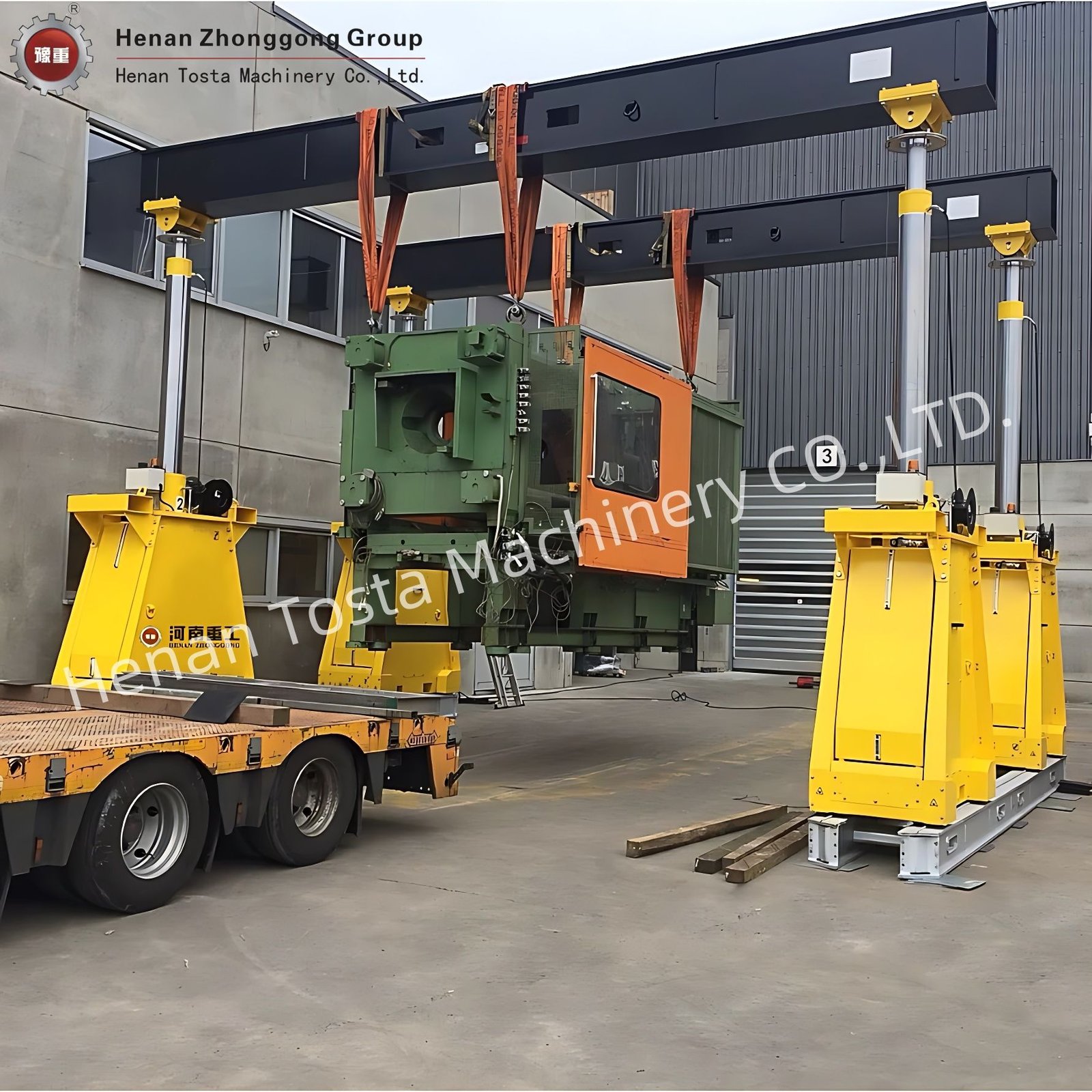 Hydraulic Gantry Crane Manufacturer 40 Ton 50 Ton 60 Ton 80 Ton Height Adjustable Hydraulic Lifting Gantry System