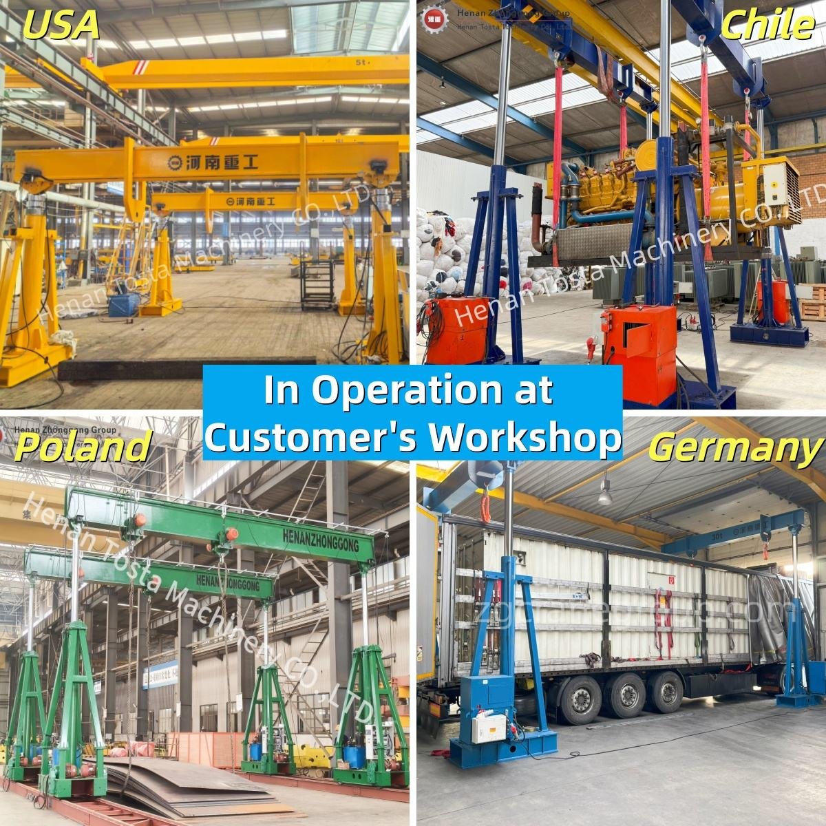 Hydraulic Gantry Crane Manufacturer 40 Ton 50 Ton 60 Ton 80 Ton Height Adjustable Hydraulic Lifting Gantry System