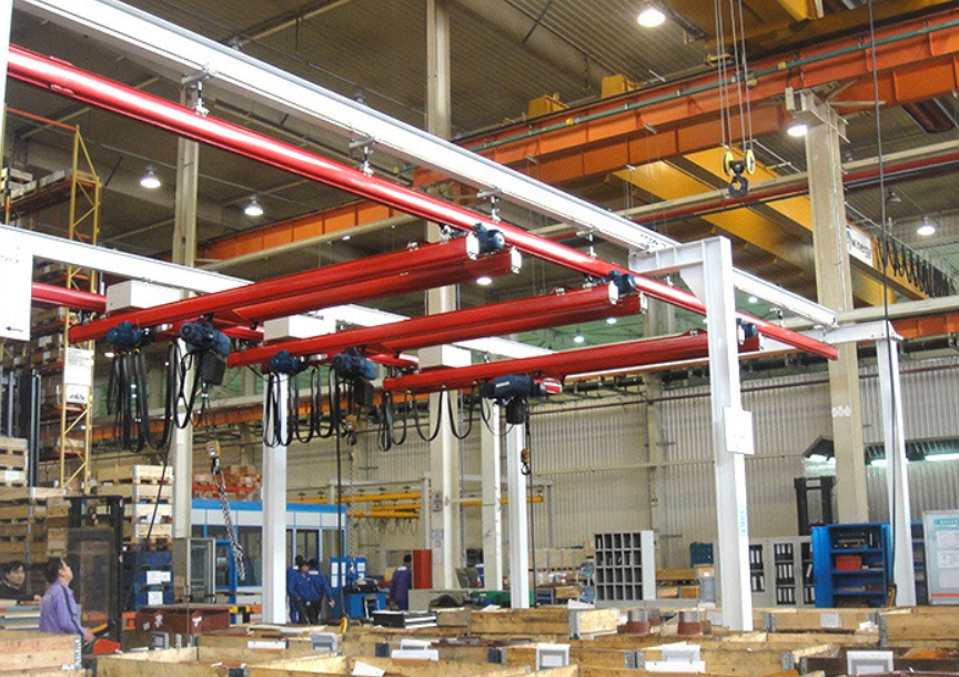 Best Price Freestanding Bridge Cranes Crane Work Systems 500kg 1 Ton