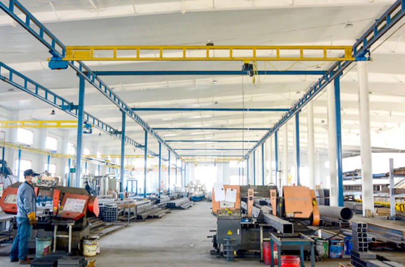 Best Price Freestanding Bridge Cranes Crane Work Systems 500kg 1 Ton