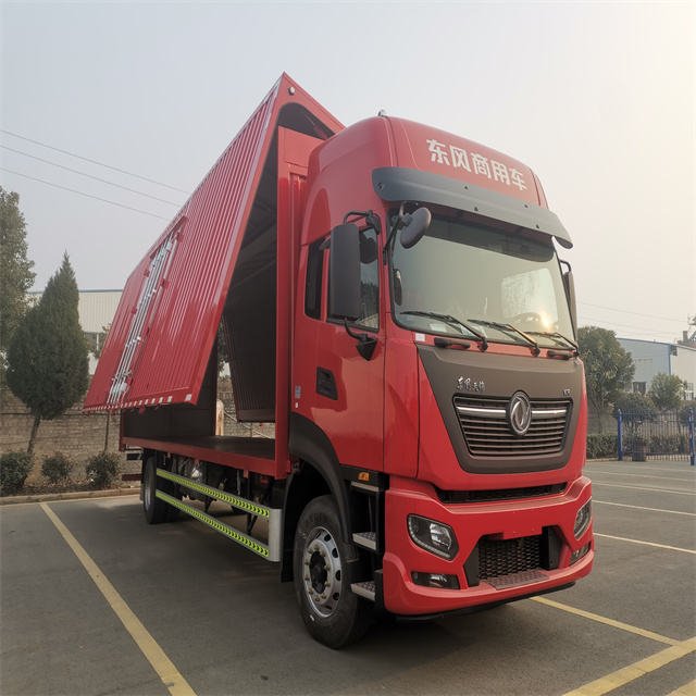 Customizable Carbon Steel Flying Wing Truck Trailer Semi-Trailer with Doors Open on Both Sides and Extended Wings Semi Trailer