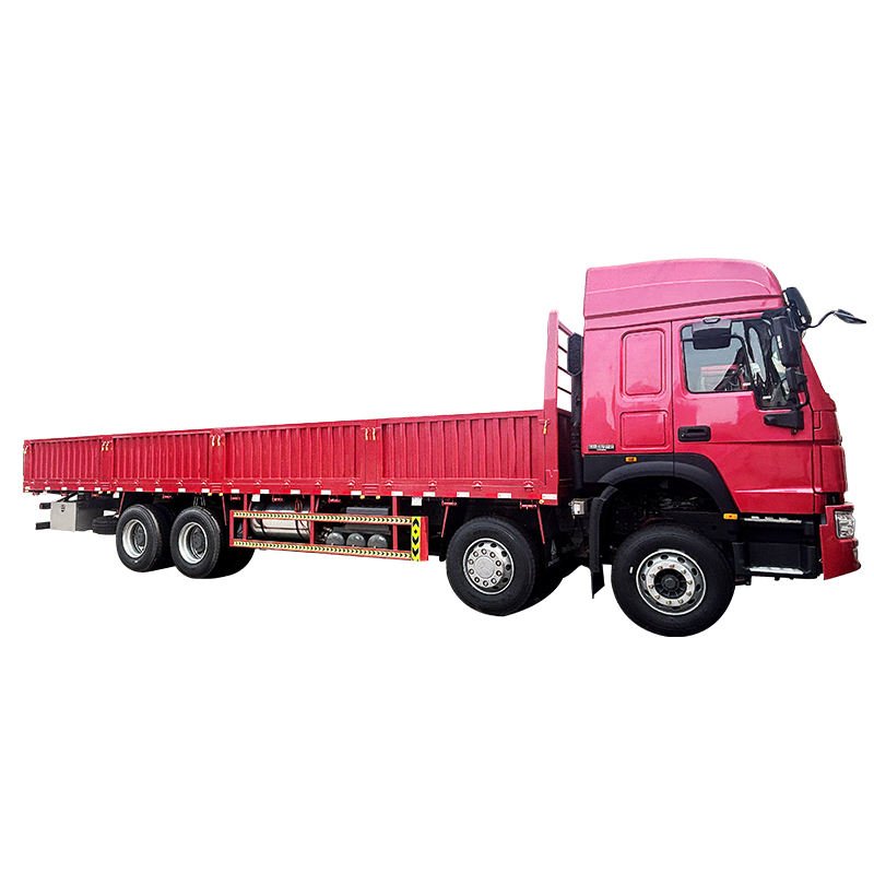 New SINOTRUK HOWO 8x4 Stake Cargo Truck 371HP Heavy Duty Diesel Transport Vehicle with FAST Gearbox Rear Camera for Logistics