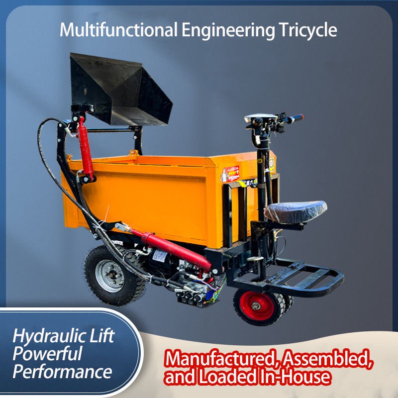 Industrial Logistics Heavy Duty Electric Trolley Cargo Mover Truck Electric Self Loading Self-unloading and Transportation Cart