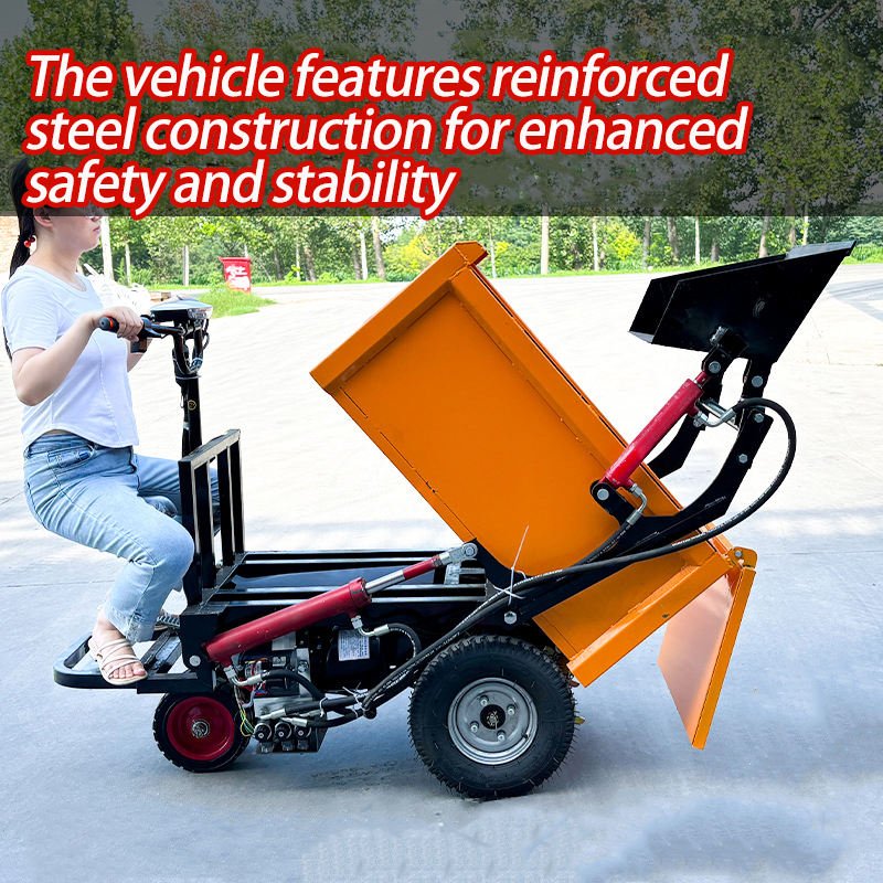 Industrial Logistics Heavy Duty Electric Trolley Cargo Mover Truck Electric Self Loading Self-unloading and Transportation Cart