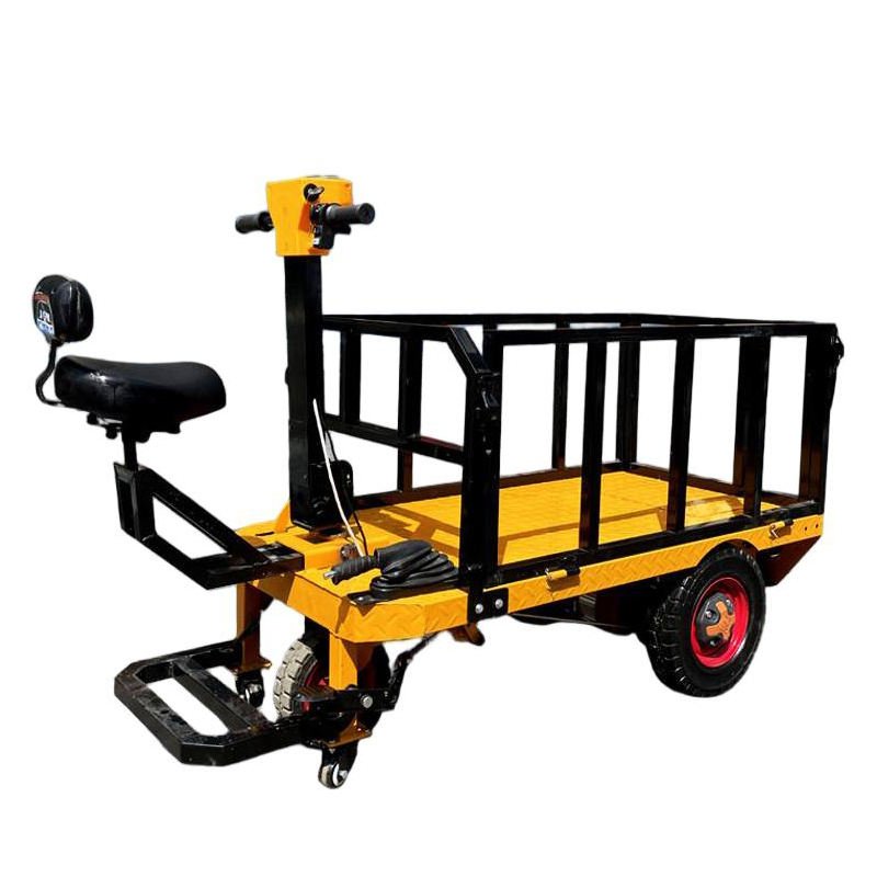 Heavy Duuty Warehouse Hand Trucks Electric Flatbed Trucks Transport Carts Station-mounted Tile Transporters Platform Cart