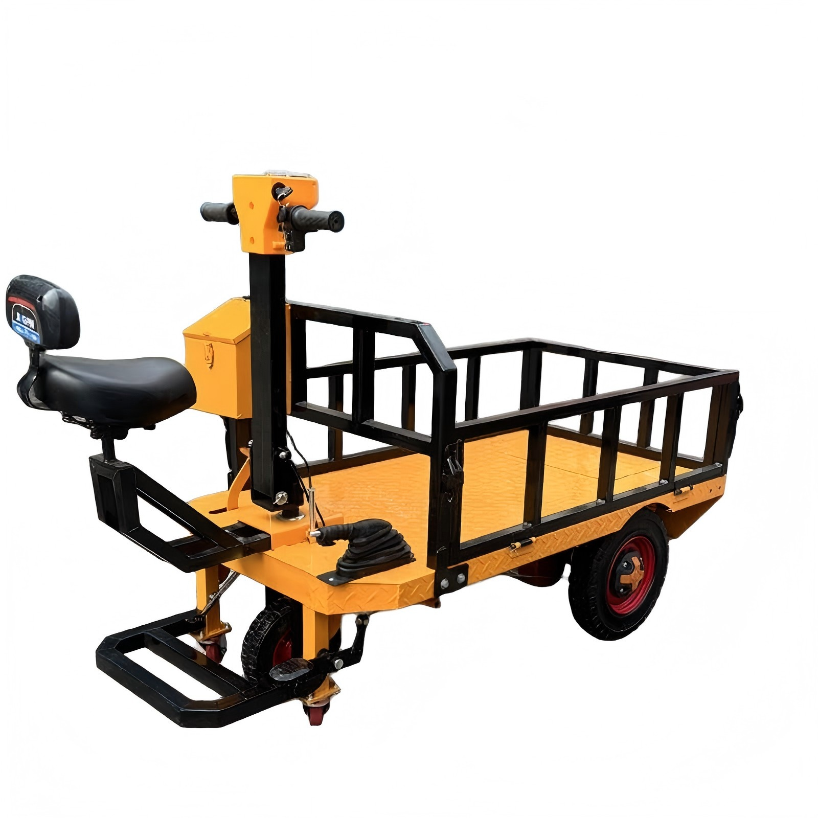 Heavy Duuty Warehouse Hand Trucks Electric Flatbed Trucks Transport Carts Station-mounted Tile Transporters Platform Cart
