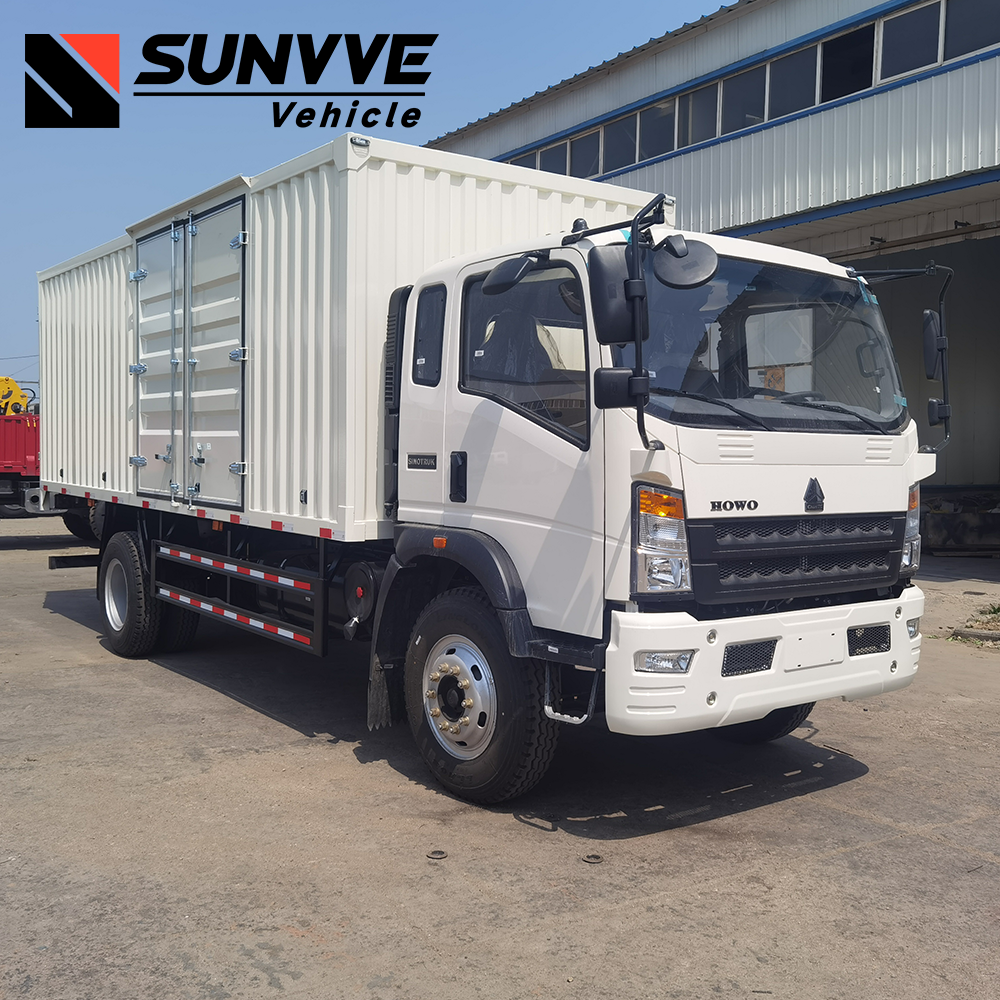 Sinotruk Howo New Model On Sale Light Cargo Truck 4x2 10-15 Tons Diesel Cargo Van Truck
