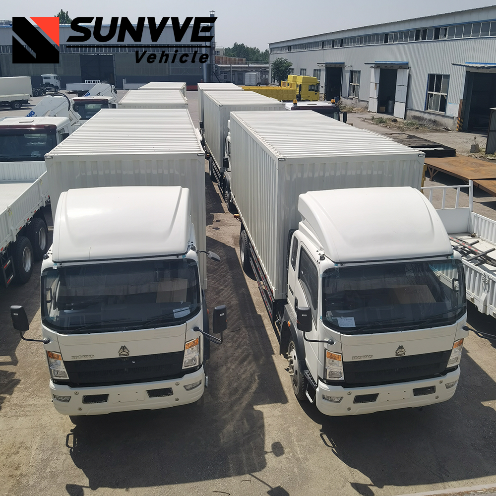 Sinotruk Howo New Model On Sale Light Cargo Truck 4x2 10-15 Tons Diesel Cargo Van Truck