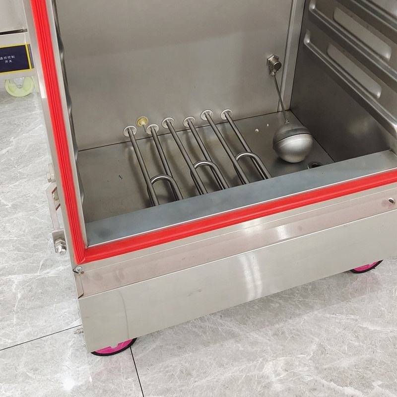 Commercial Electric Rice Steamer Cabinet Heat-resisting and Insulation Steam Rice 4-24 Layers Rice Steamer Machine