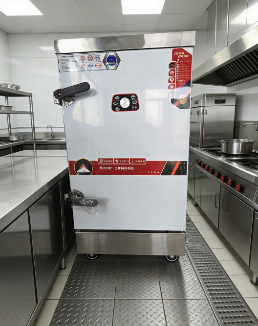 Commercial Electric Rice Steamer Cabinet Heat-resisting and Insulation Steam Rice 4-24 Layers Rice Steamer Machine