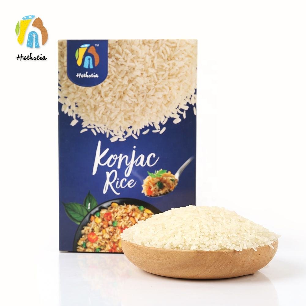 Low Carb Delicious Diabetic Konjac Rice Dry Dried With High Dietary Fibers Glucomannan Keto Slim Singapore