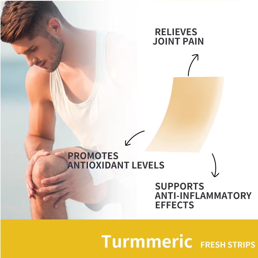 S-OEM Private Label Turmeric Oral Dissolving Strips Joint Health ODF Mint Strip Oral Fresh