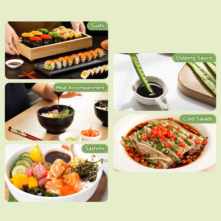 Jingba Sashimi Soy Sauce Premium Brewed Dipping Sauce with Scallop Extract for Sushi Seafood and Cold Dishes 230g/110g