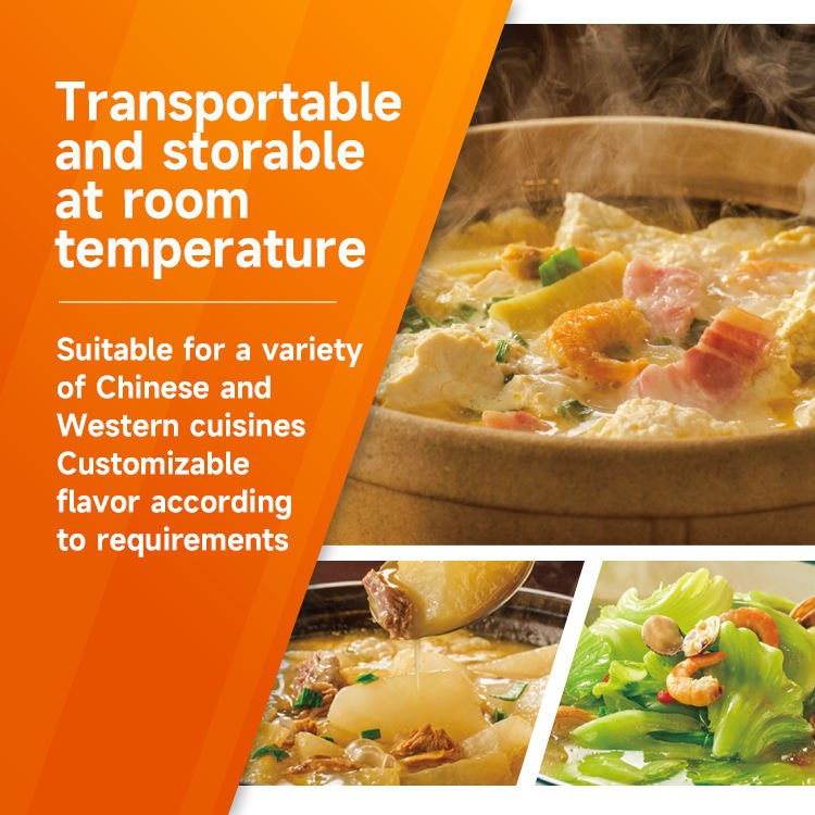 Jingba Specially Selected Fat-Fed Hens | a Rich, Golden Infusion Crystal clear yet Full-bodied, Free of Any Sediment.