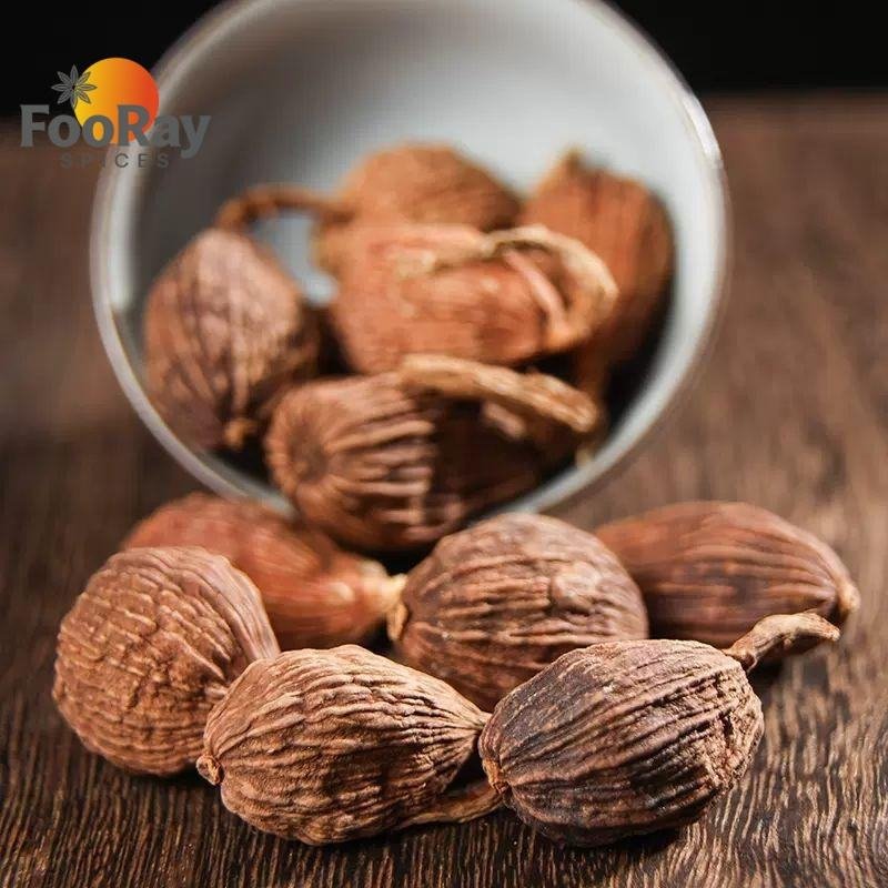 Peeled Black Cardamom Meat Dried Tsaoko Kernels Without Shell for Spice Powder Grinding and Easy Cooking Seasoning