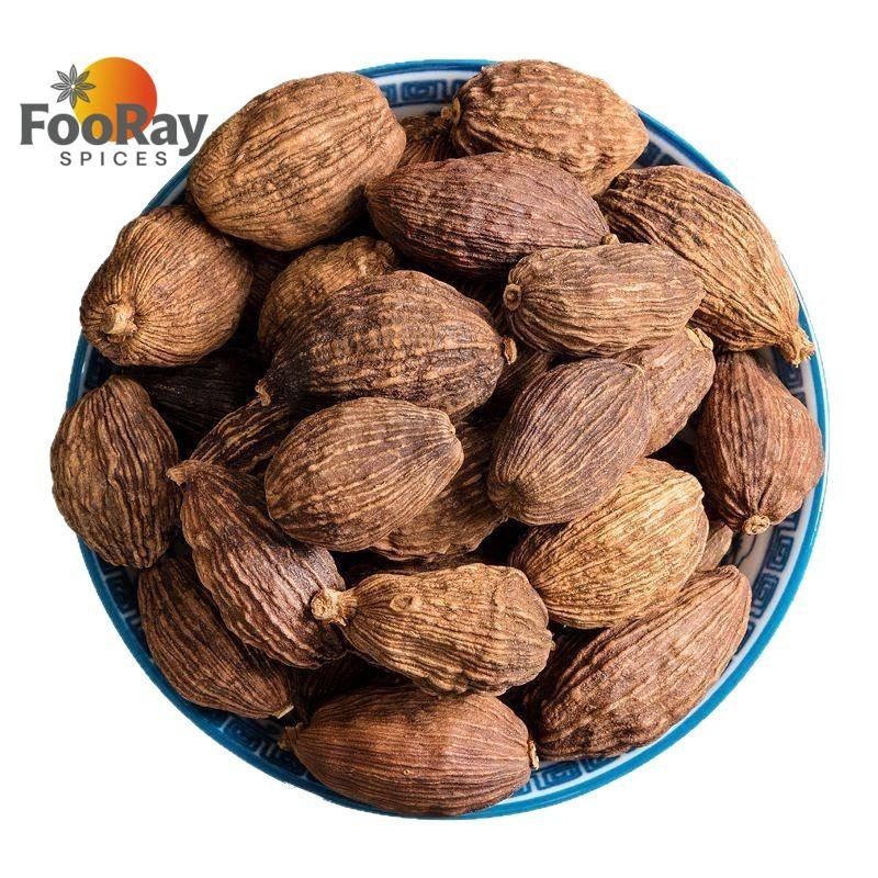 Peeled Black Cardamom Meat Dried Tsaoko Kernels Without Shell for Spice Powder Grinding and Easy Cooking Seasoning