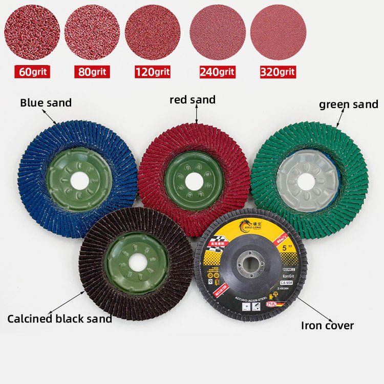Chinese Manufacturers Cheap Zirconia 80 Grit Flexible Abrasive Flap Disc Grinding Flap Disc Wheel for Metal
